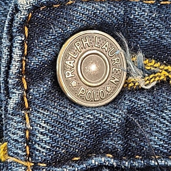 Ralph Lauren Polo Jeans Men's 36x30 Straight Leg Dark Wash Stretch Classic Fit - Picture 5 of 16